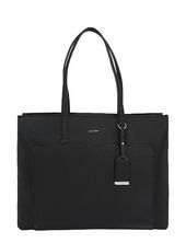 Ck Must Medium Shopper W/pocket Calvin Klein Black