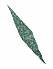 Dotted Flora Diamond Scarf Becksöndergaard Green