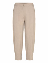 Pants From Freequent In A Soft Material. The Pants Have A Simple Silhouette With Free/quent Beige