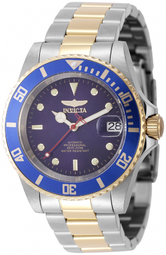 Invicta Herreur 47642 Ocean Voyage Blå/gul Guldtonet Stål Ø40 Mm