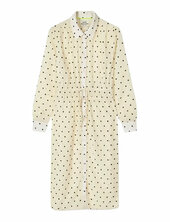 Sheer Crink Mabel Dress Mads Nørgaard White