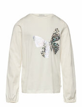 Special Artwork Longsleeve Tom Tailor Cream