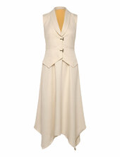 2347 Matte Sheer Tailoring, Tailore Stine Goya White