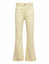 Flared Jeans With Pocket Mango Yellow