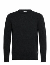 Lambswool O-neck Knit Lindbergh Black