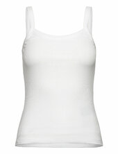 Slfcelica Anna Strap Tank Top Noos Selected White