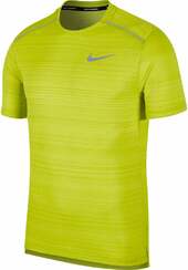 Nike Drifit Miler Tshirt Herrer Kortærmet Tshirts Gul M