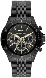Michael Kors Herreur Mk8750 Bayville Sort/stål Ø44 Mm