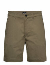Cotton Twill Stretch Elias Shorts Mads Nørgaard Green