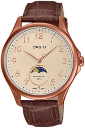 Casio Herreur Mtp-m110rl-5aver Timeless Collection Beige/læder Ø42
