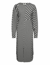 Mix Stripe Bailey Dress Mads Nørgaard Grey