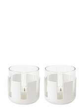 Luna Fyrfadsstage Soft White Stelton White