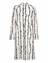 Chakra Dupina Dress - Aop Mads Nørgaard White
