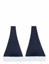 Lrl Bel Air Banded Modern V-neck Br Lauren Ralph Lauren Swimwear Navy