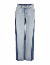 Nmrinna Nw Wide Jeans Colorblock Noisy May Blue