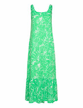 Onlalma Life Poly Noemi Long Dress Aop Only Green