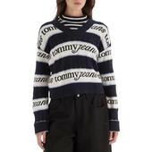 Pullovere Tommy Hilfiger  Tjw Stripe Logo Swea Dw0dw21682