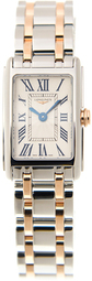 Longines Dameur L5.258.5.71.7 Dolcevita Beige/18 Karat Rosa Guld