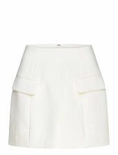 Delphi Hour Glass Mini Skirt Bardot White