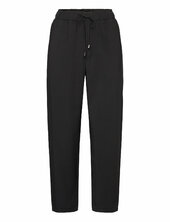 Flowy Straight-fit Trousers With Bow Mango Black