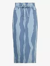 Slmaisa Skirt Soaked In Luxury Blue
