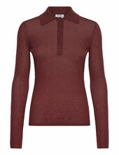 Knit Polo Sweater Filippa K Red