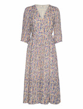 Poppi Midi Dress Second Female Blue