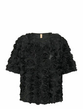 Cucebrine Ss Blouse Culture Black