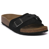 Tøfler Birkenstock  Oita Black Lea Calz S