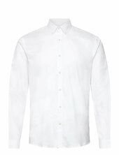 Yarn Dyed Oxford Superflex Shirt L/yarn Dyed Oxford Superflex Shirt L/s Lindbergh White