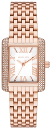 Michael Kors Dameur Mk4743 Emery Hvid/rosaguldtonet Stål Ø33 Mm