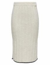 Onlchick Stitch Mv Skirt Knt Only Cream