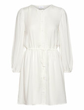 Vipricil O-neck 7/8 Dress - Noos Vila White