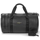 Sportstaske Fred Perry  Scotchgrain Leather Barrel Bag