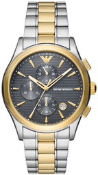 Emporio Armani Herreur Ar11527 Paolo Sort/guldtonet Stål Ø42 Mm