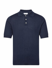 Man Fine Knit Pique Davida Cashmere Navy