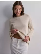 Only Onlvelma Life Ls Long O-neck Knt Grovstrikkede Trøjer Birch