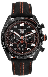 Tag Heuer Herreur Cbn2a1m.fc6526 Carrera Sort/gummi Ø44 Mm