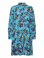 Yastopaz Ls Shirt Dress S. Yas Blue