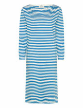 Soft Single Stripe Silas Dress Mads Nørgaard Blue