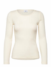 Garimasz Wool Ls Blouse Saint Tropez Beige