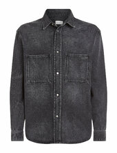 Relaxed Denim Shirt Calvin Klein Jeans Black