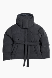 Steilia Brushed Down Jacket - Black - Holzweiler - Sort M