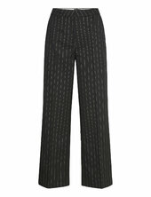 Edie Lurex Stripe Wide Leg Pant Scotch & Soda Black