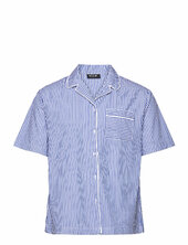 Rønne Essential Pajamas Shirt H2o Blue