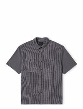 Cru Micro Plaid S/s Wvn Brixton Navy