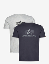 Basic T 2 Pack Alpha Industries Navy