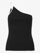 Slsim Strap Top Soaked In Luxury Black