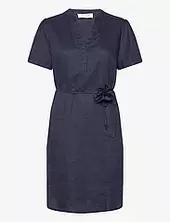 Linen Dress Rosemunde Navy