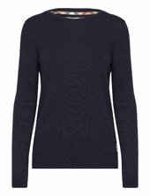 Barbour Pendle Crew Knitted Jumper Barbour Navy